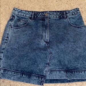 Jean skirt, never worn